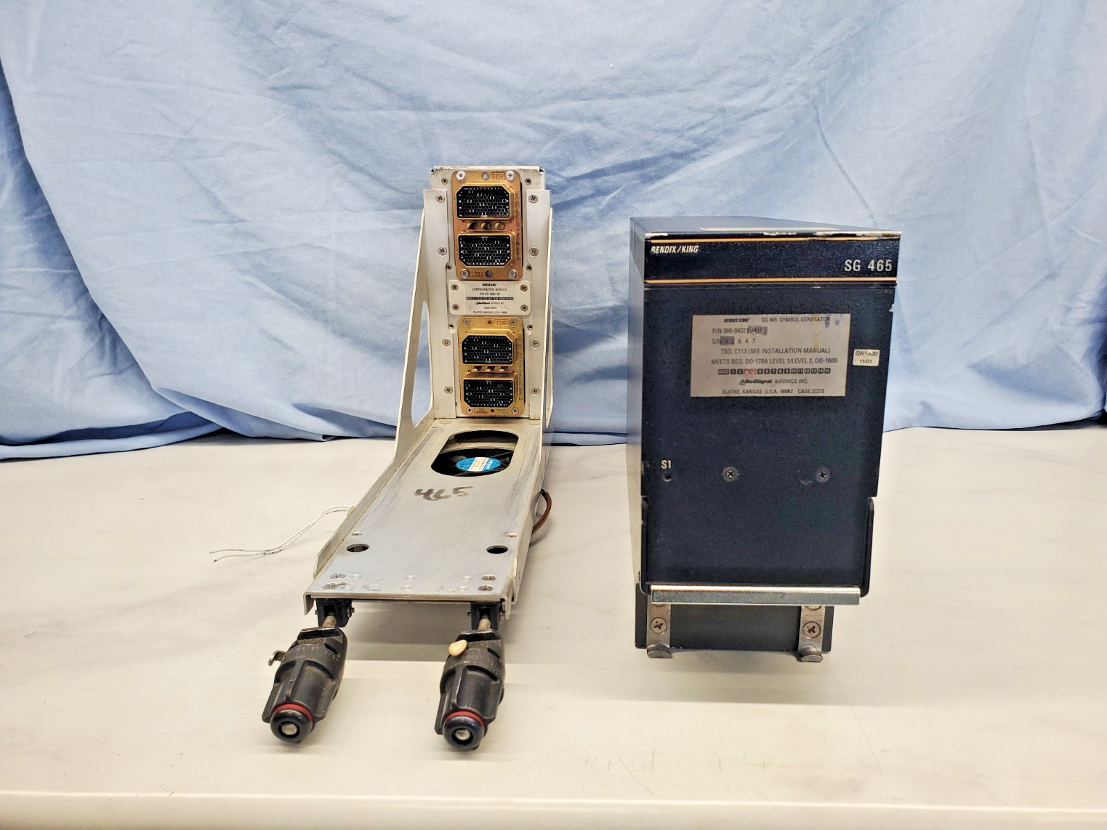 Bendix/King SG465 Symbol Generator p/n:066-04021-1411 As Removed with Rack