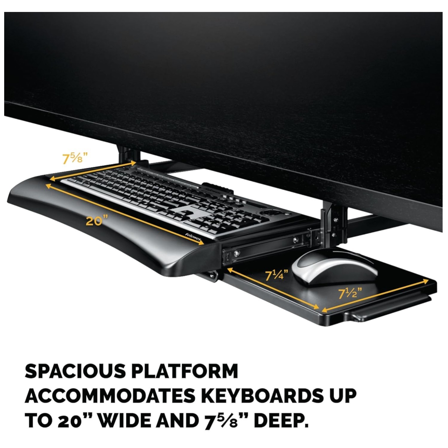Ergonomic Underdesk Keyboard Drawer