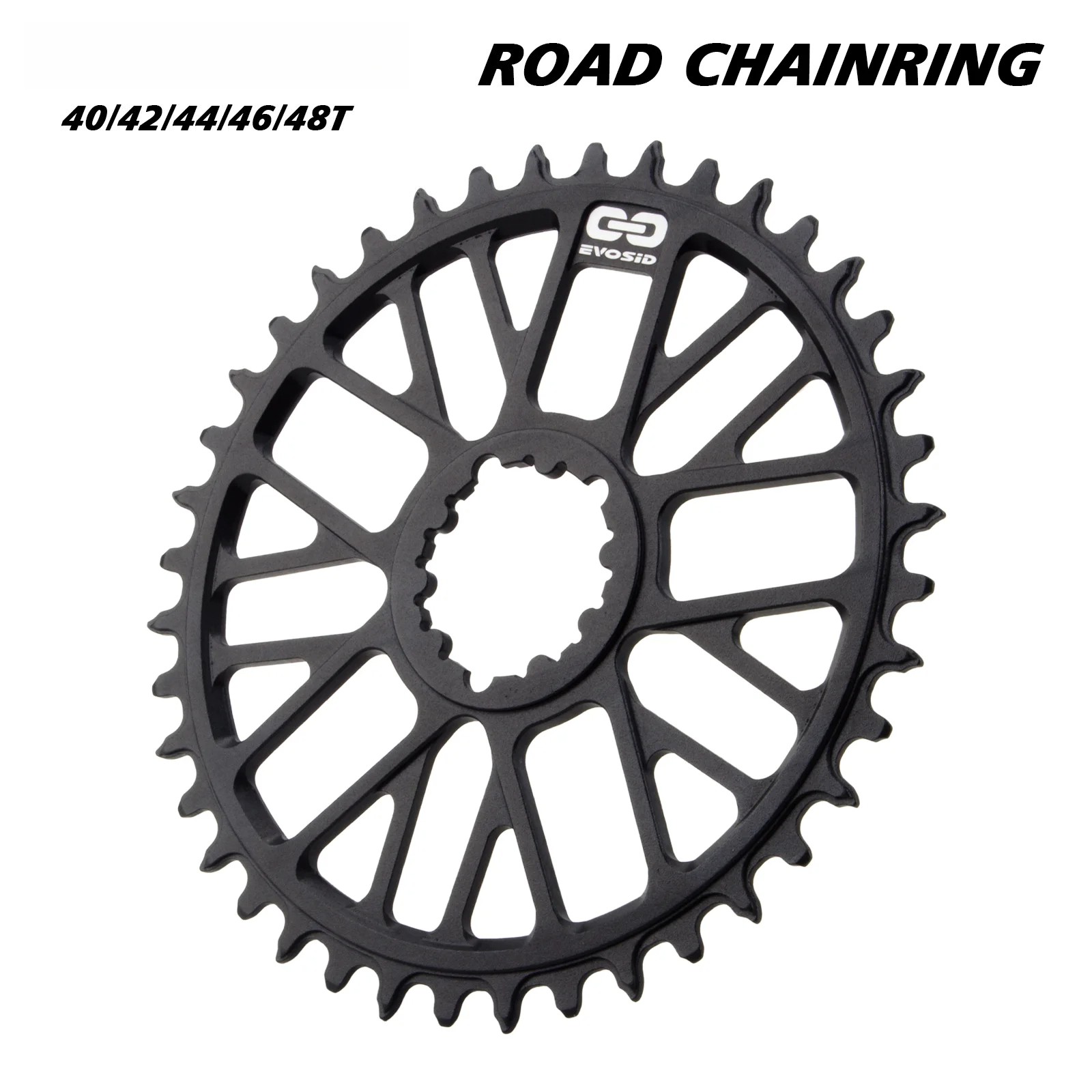 Gravel Fold Road Bike Chainring 40T 42T 44T 46T 48T Crown Narrow Wide Chainwheel