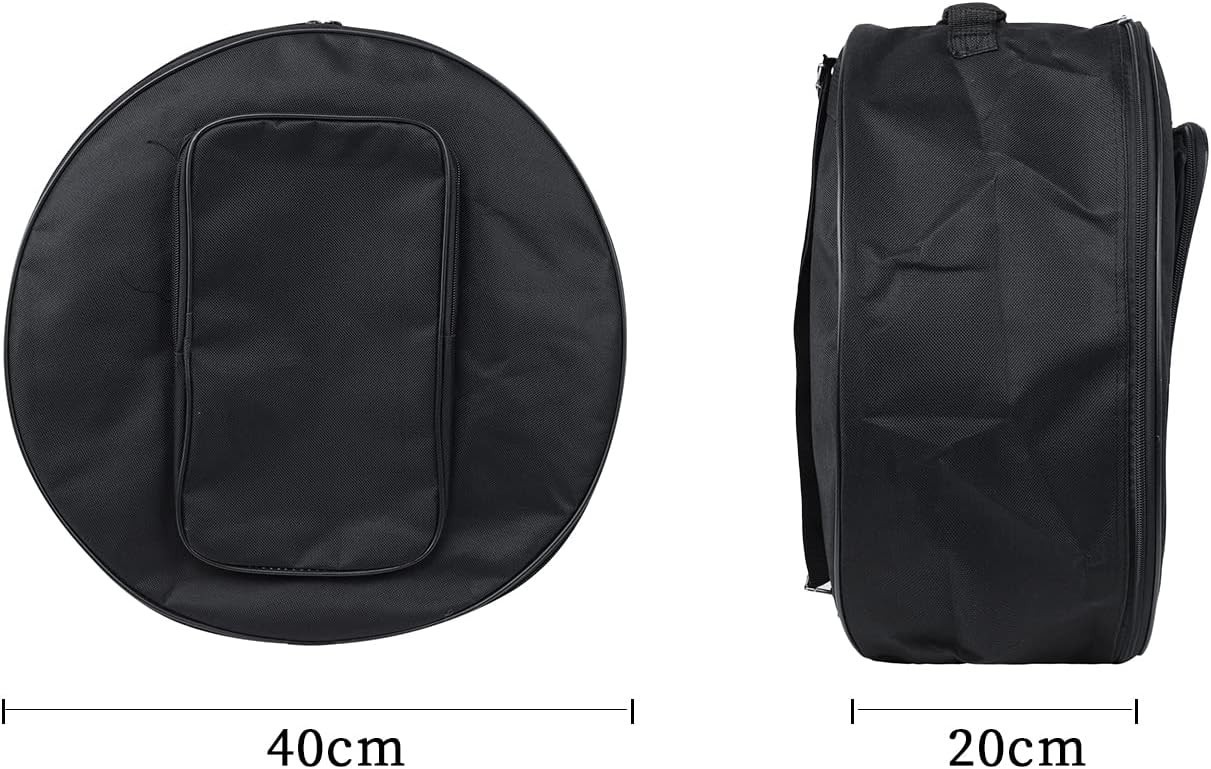 Portable Drum Case with Shoulder Strap and Carry Handles, Waterproof Dustproo...