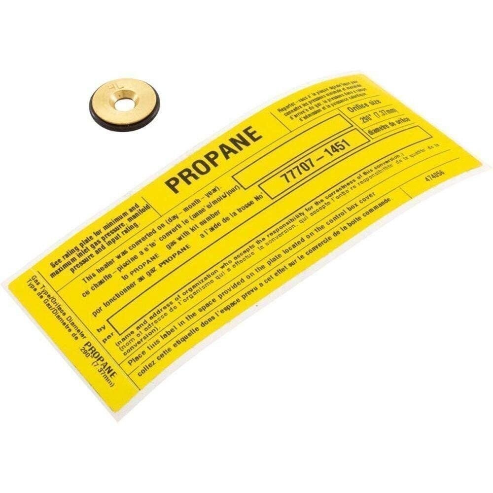 Pentair 77707-1451 Natural Gas to LPG Propane Conversion Kit Replacement for...