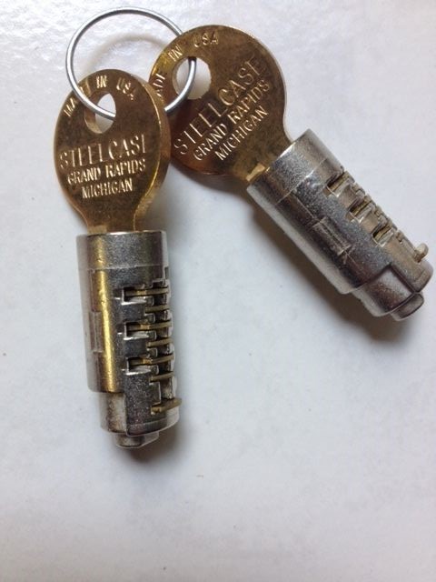 Steelcase lock cores / New and Used