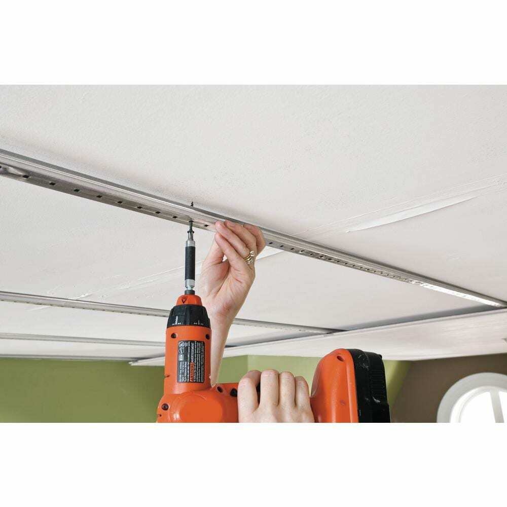 Armstrong Ceiling Tracks Surface Mount Galvanized Steel 8 ft. L ( 20-Pack )