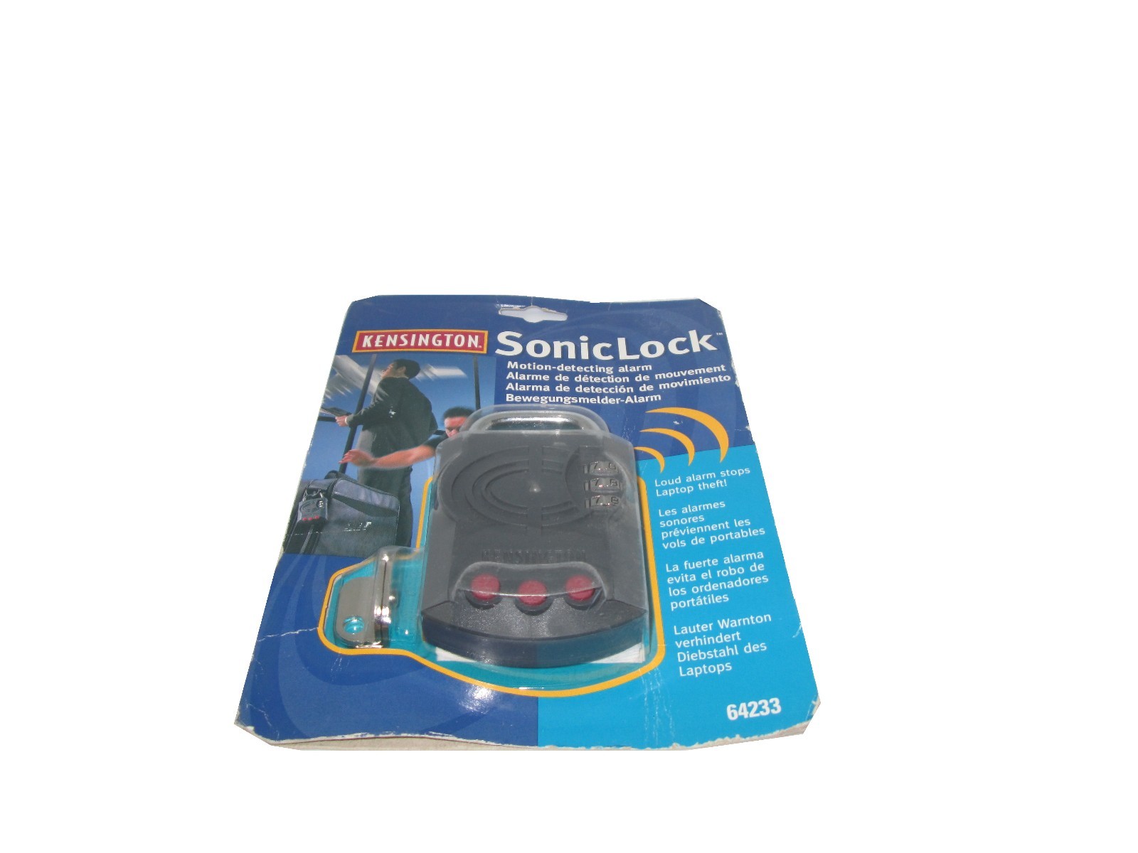 Motion Detecting Alarm for Laptops Kensington Soniclock 64233A