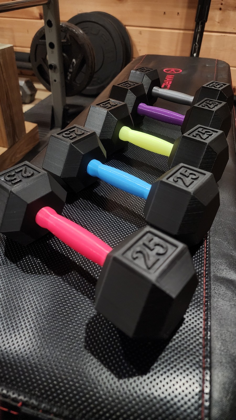 Fun & Safe 3D-Printed Dumbbells for Kids "Set of 2"