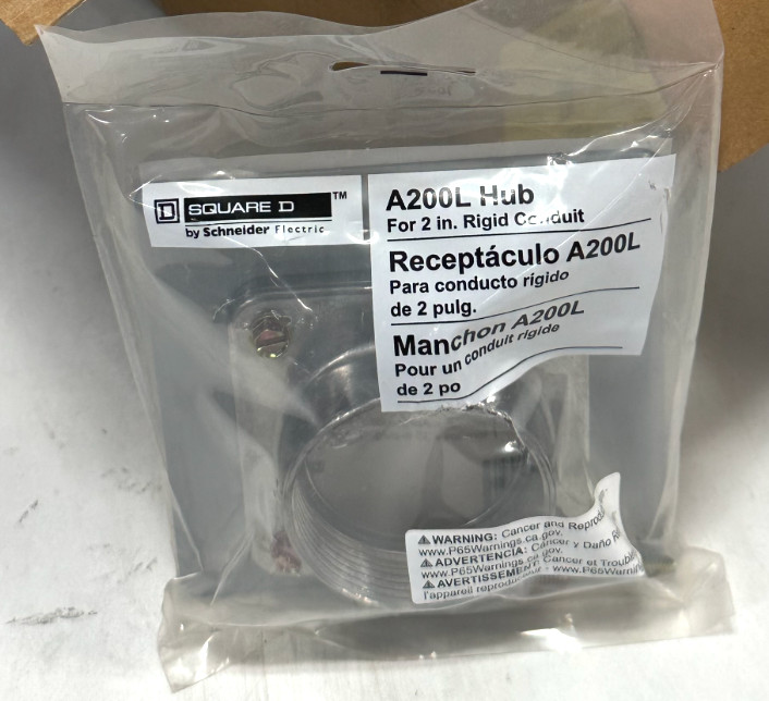 SQUARE D # A200L / HUB, FOR 2"  RIDGID CONDUIT.