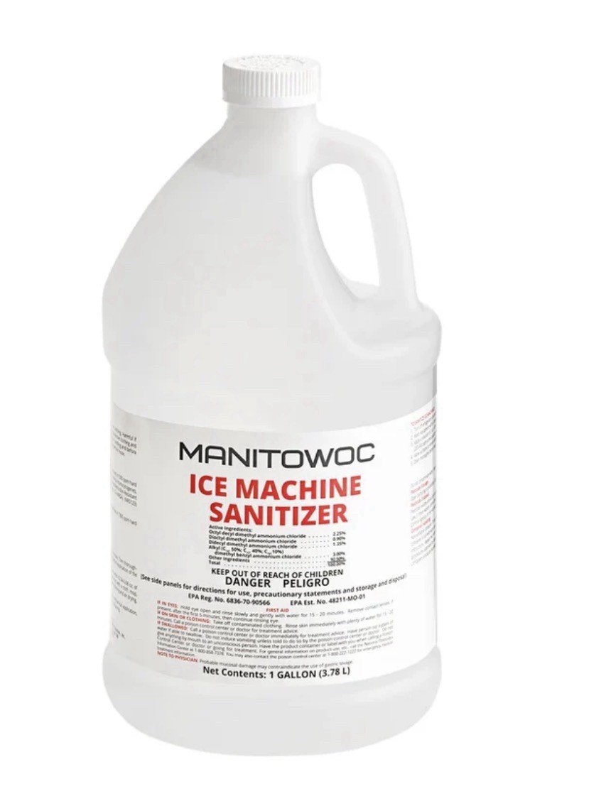 Manitowoc Ice Machine Sanitizer Cleaner Sanitizer 1 Gallon (3.78 L) Jug