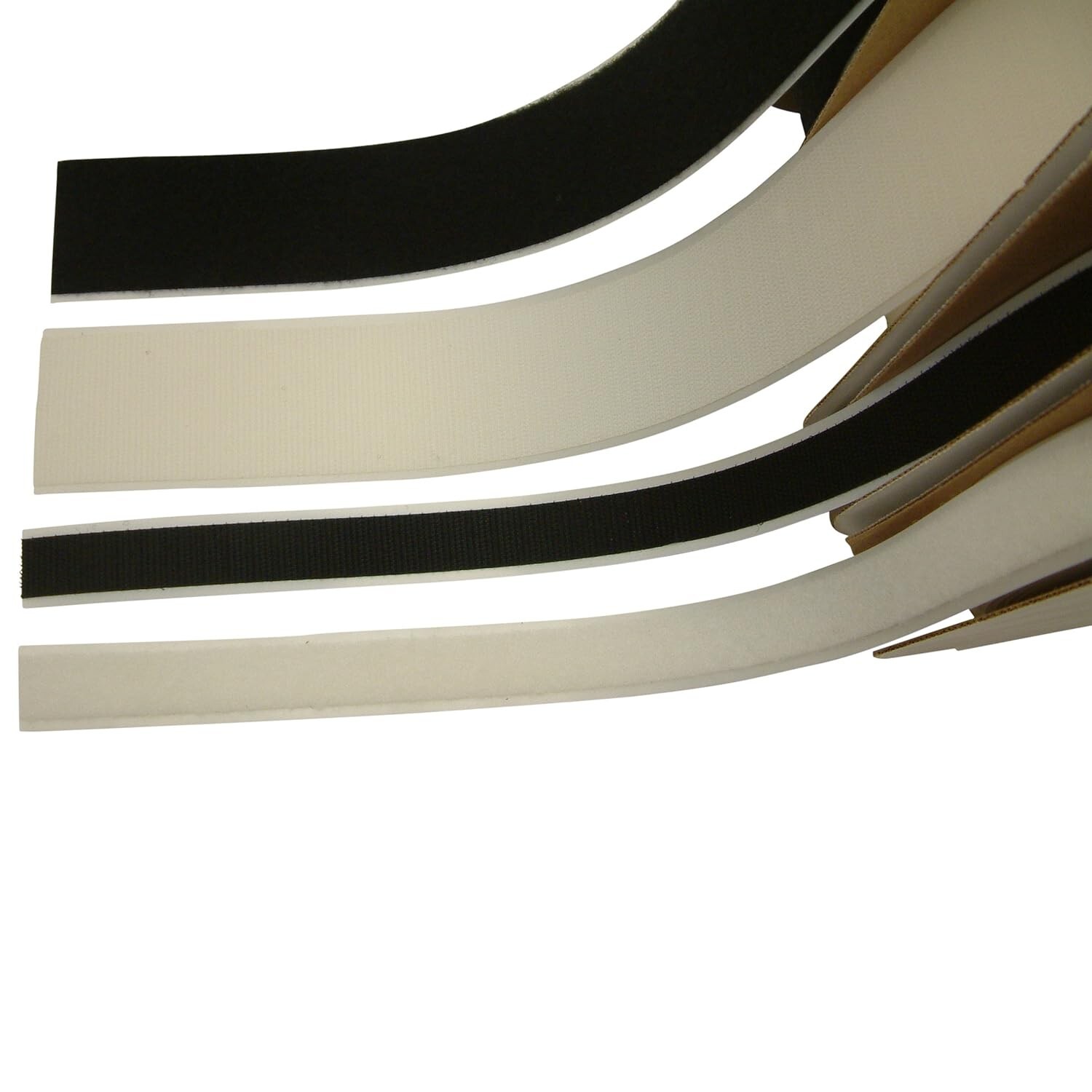 Velcro USA TEXACRO Adhesive-Backed Hook-Side Only: 2" x75 ft. Black