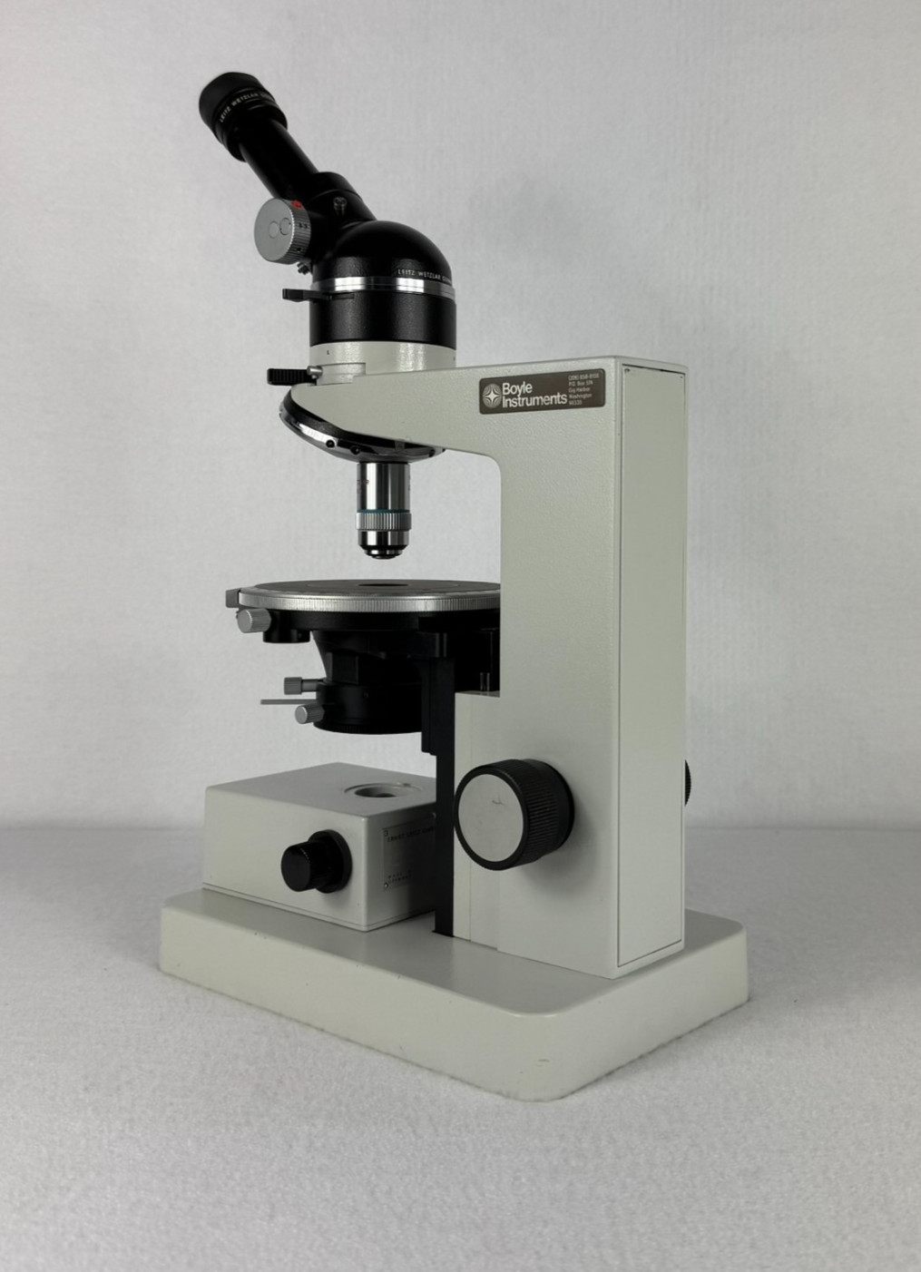 LEITZ WETZLAR HM-POL - Polarizing Microscope & Power Transformer - Lab Unit -10X