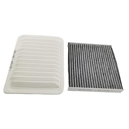 Engine Air Filter & Carbon Cabin Air Filter fit for Corolla(2009-2019)