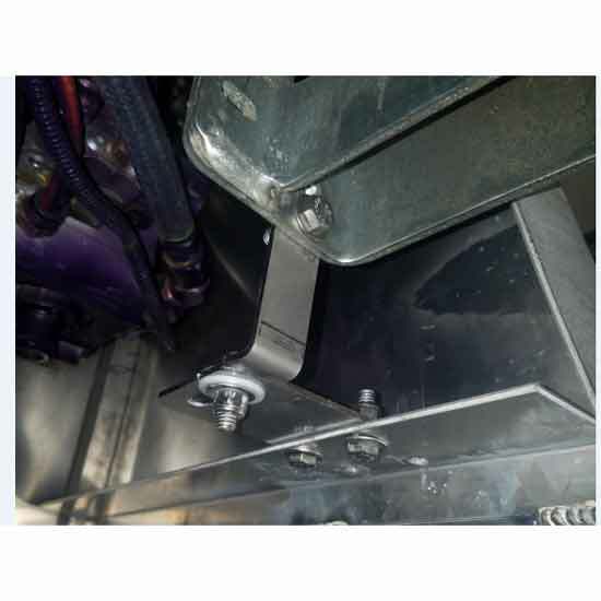 SS Lower Sliding Cab Cowl Panel Mounting Brackets For Peterbilt 388 & 389