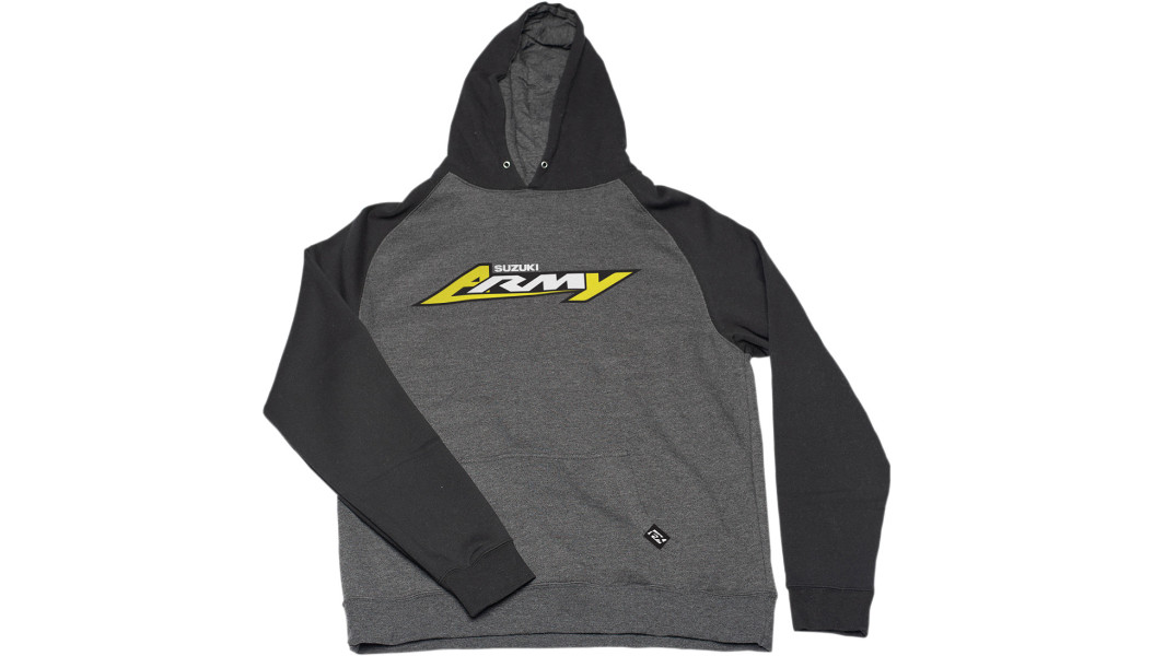 NEW FACTORY EFFEX Youth Suzuki Army Hoodie - Black - YOUTH SIZES-MOTORCYCLE