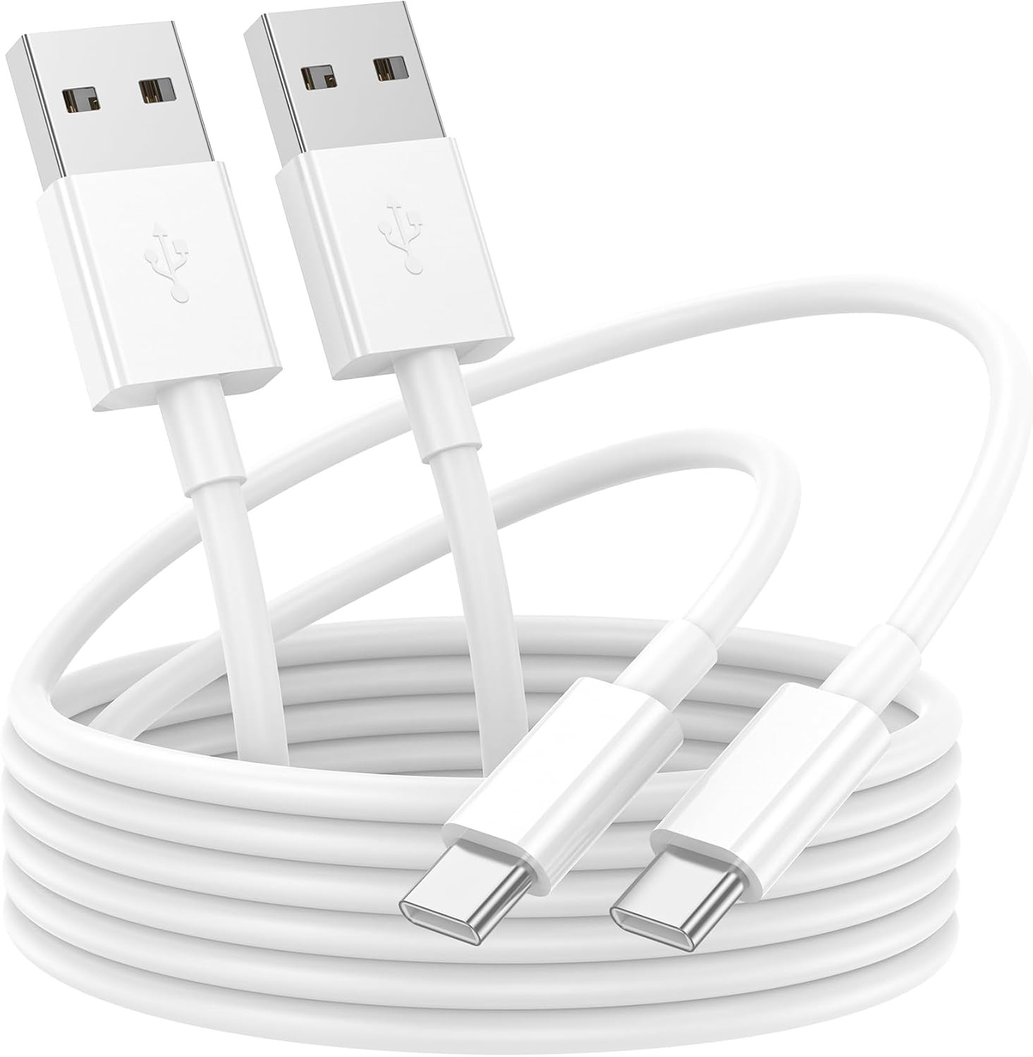 USB-C Fast Charging Cable 3FT 2Pack for iPhone 16/17 iPad Pro Android