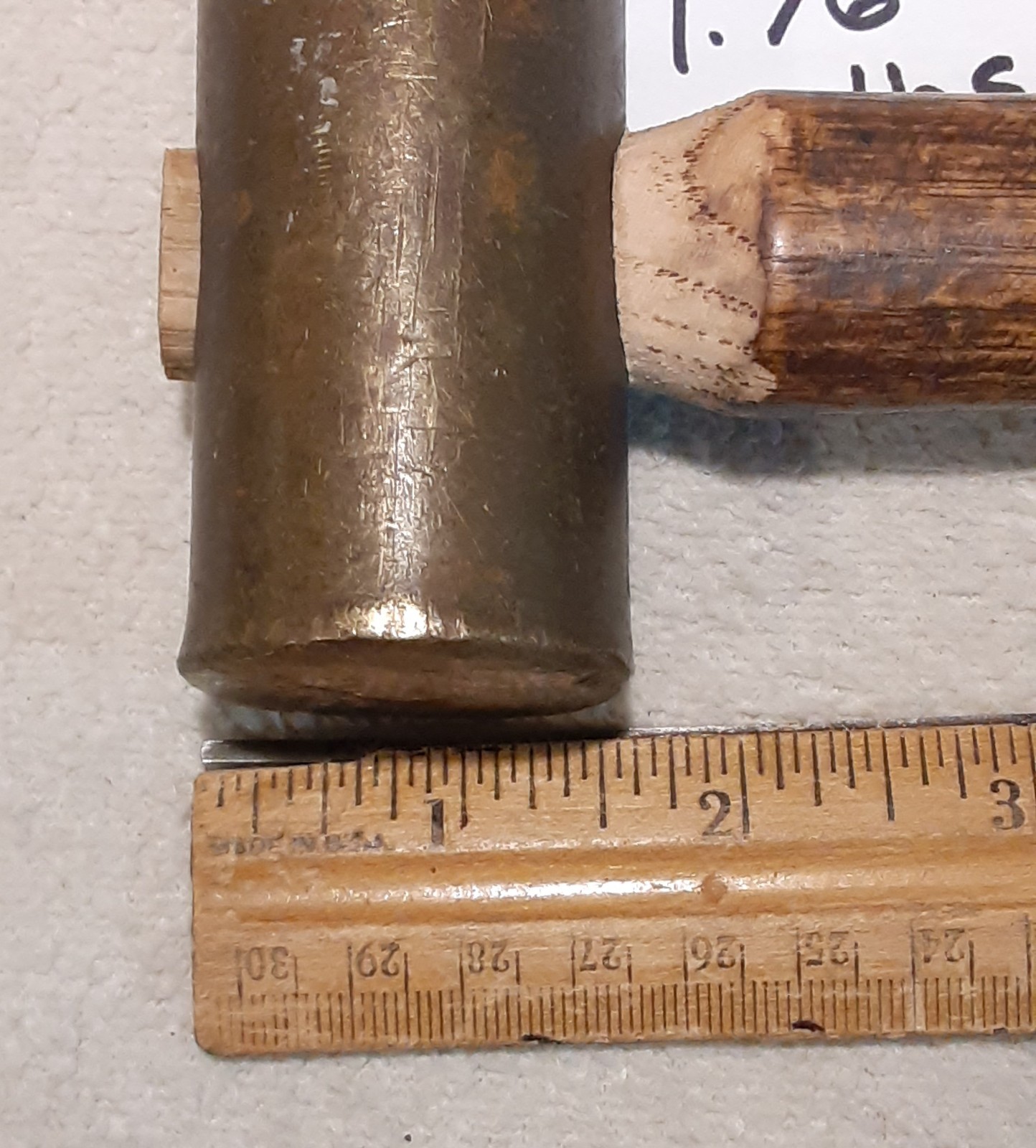 Brass Hammer Overall 1.76 LBS