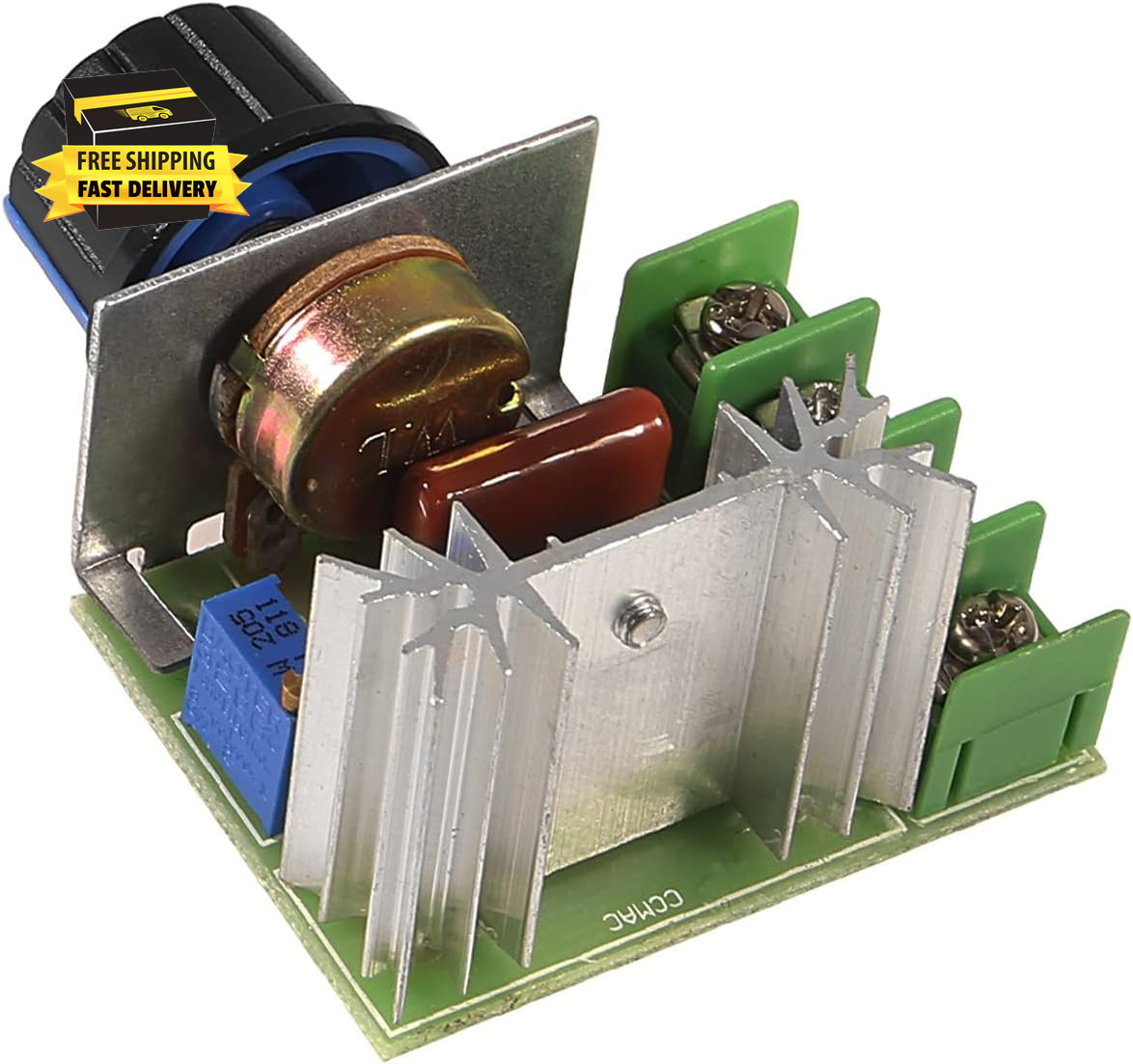 2000W PWM AC Motor Speed Control Module Dimmer Speed Regulator AC 50-220V 2000W(