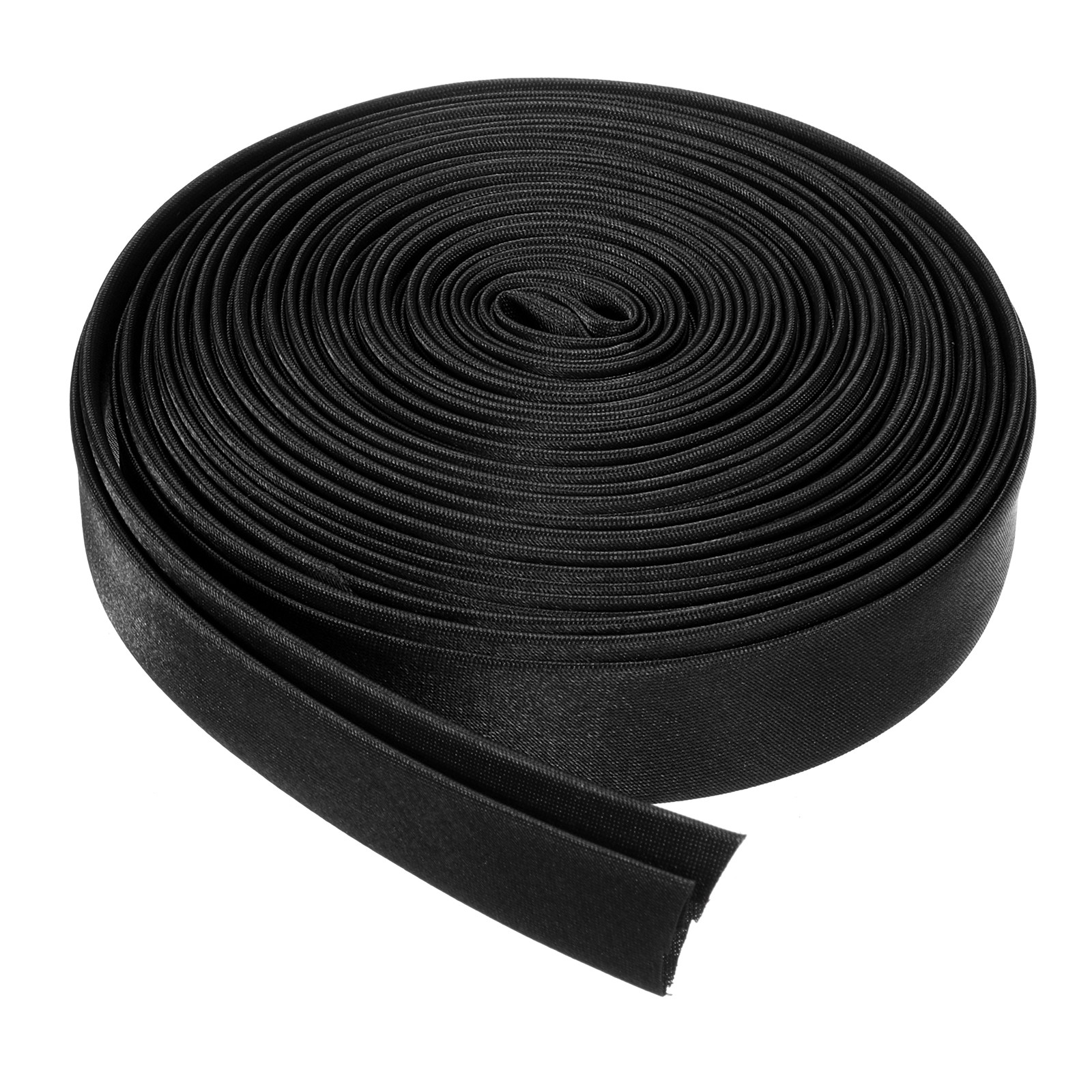 4/5 Inch x 5.5 Yards Satin Pre-fold Double Fold Bias Tape Black