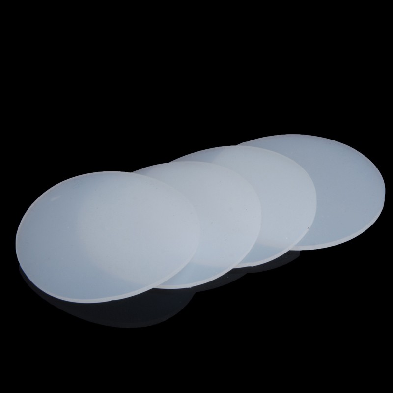 Round Silicone Mat Sheet High-temp Resistant Rubber Disc Shock absorption Pad