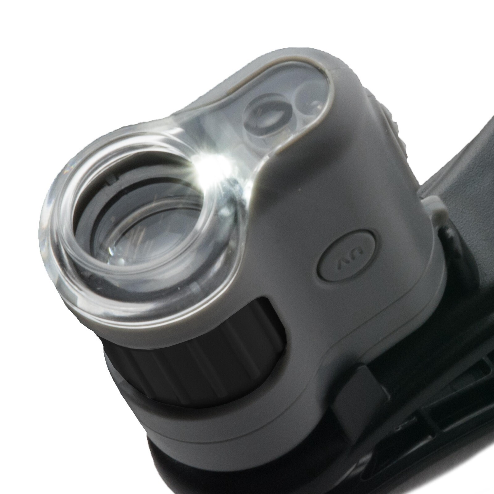 Carson MM380 MicroMini 20x LED/UV Lighted Pocket Microscope w/Smartphone Adapter