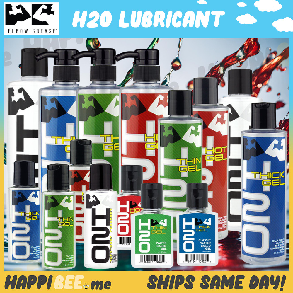 Elbow Grease H2O Gel Lubricant🍯Fisting Natural Glide Wet Premium Water Sex Lube