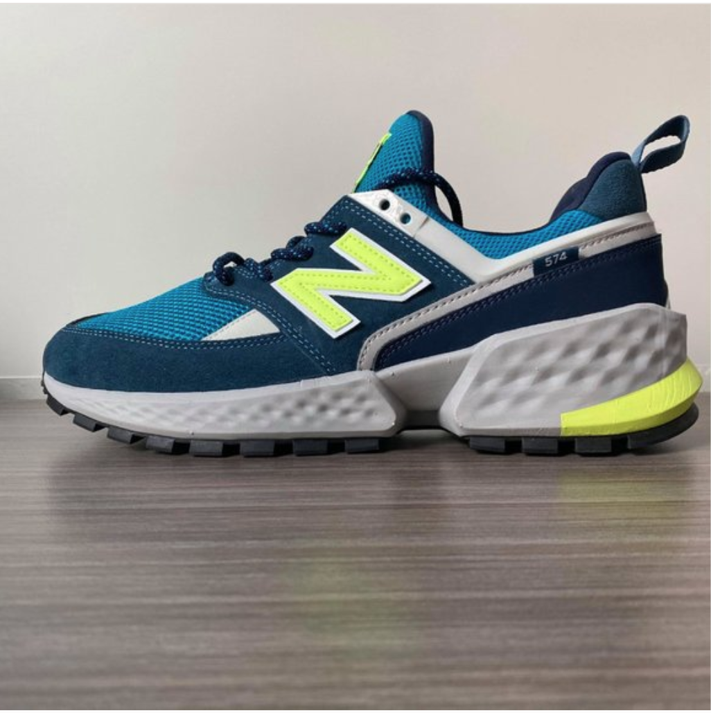 New Balance 574 Sport "Blue/Teal/Green" Men's Shoes Running MS574UE