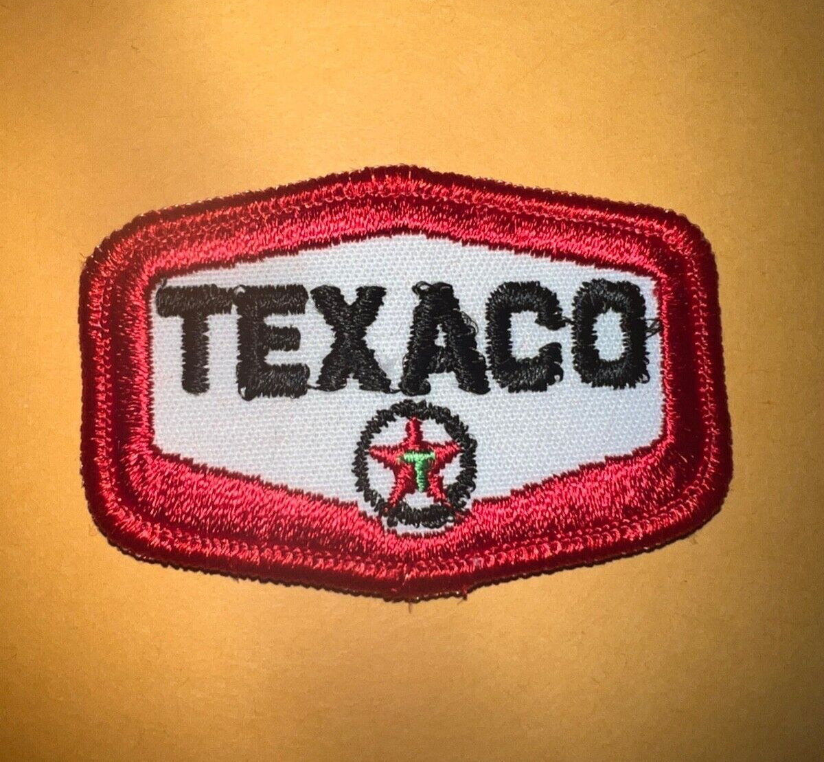 Vintage Texaco patch, sew on Texaco patch, gas and oil patch