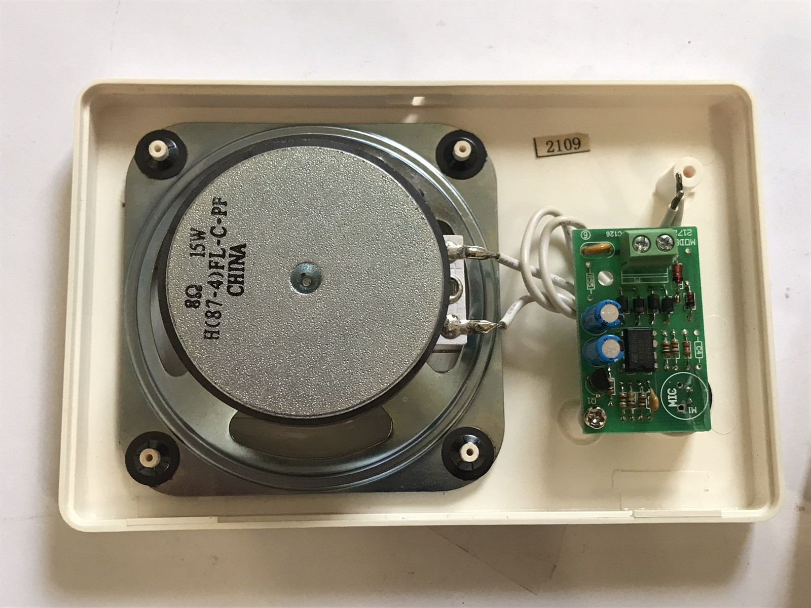 Eagle Security Duo Speaker/MIC For Terminator Model 2172D 302172D