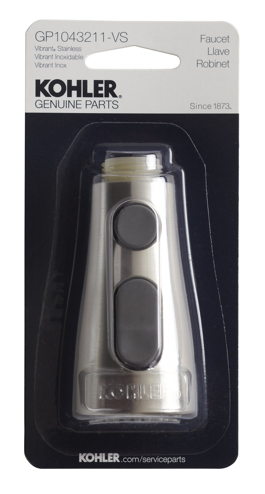 KOHLER Simplice Pull Down Spray Head Vibrant Stainless Genuine Part