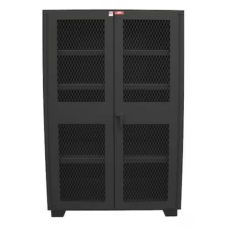 Jamco Dj136bl Shelving Storage Cabinet, 78 In H, 36 In W, 18 In D, Swing,