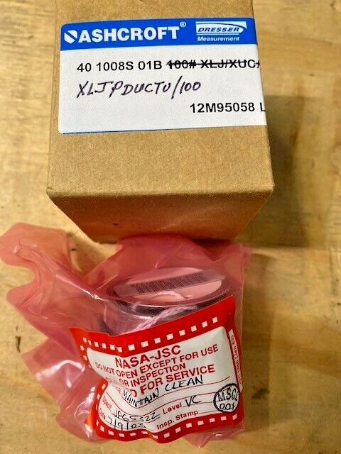 Ashcroft Gauge 0-100 psi 40-1008S-01B XLJPDUCTU/100 12M95058