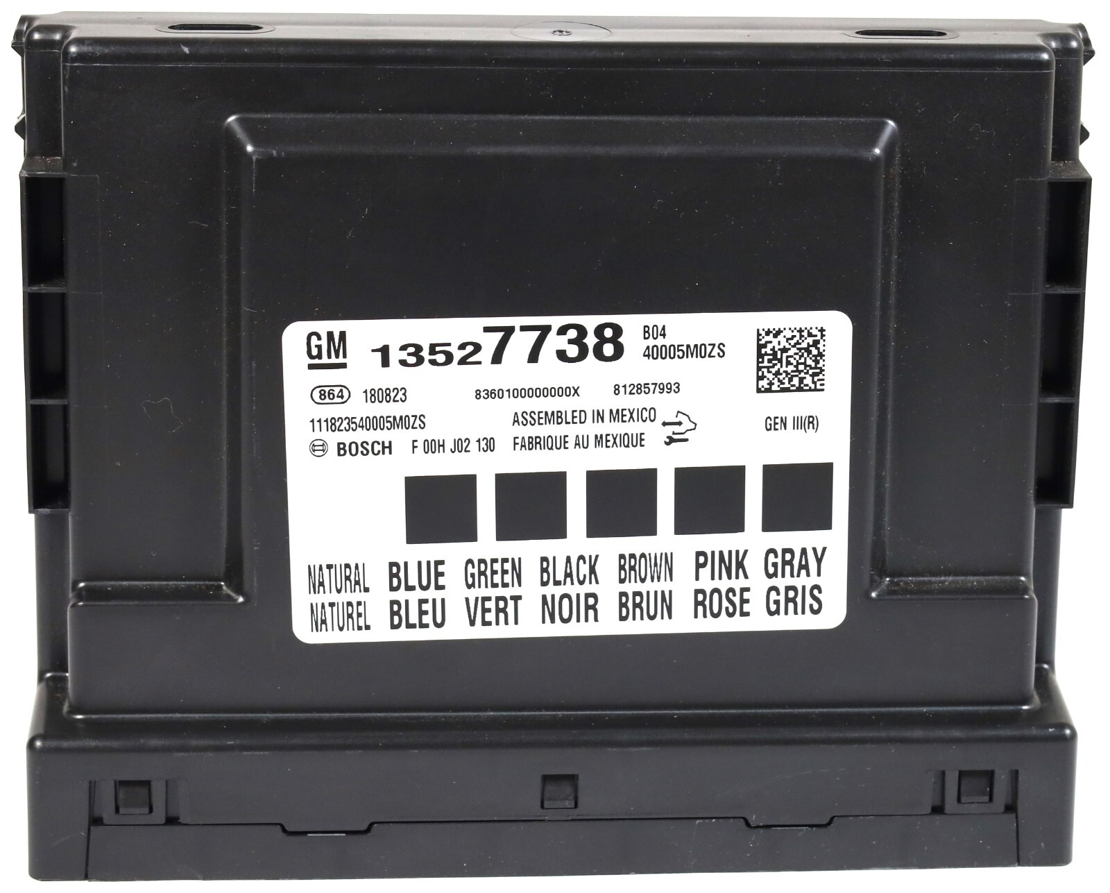2019 Camaro SS ZL1 Automatic BCM Body Control Module USED OEM GM 13527738