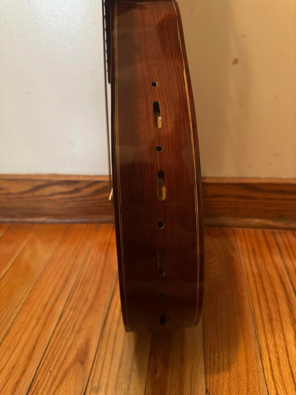 Antonio Tsai acoustic mandolin, dragon designs, missing string, slight damage