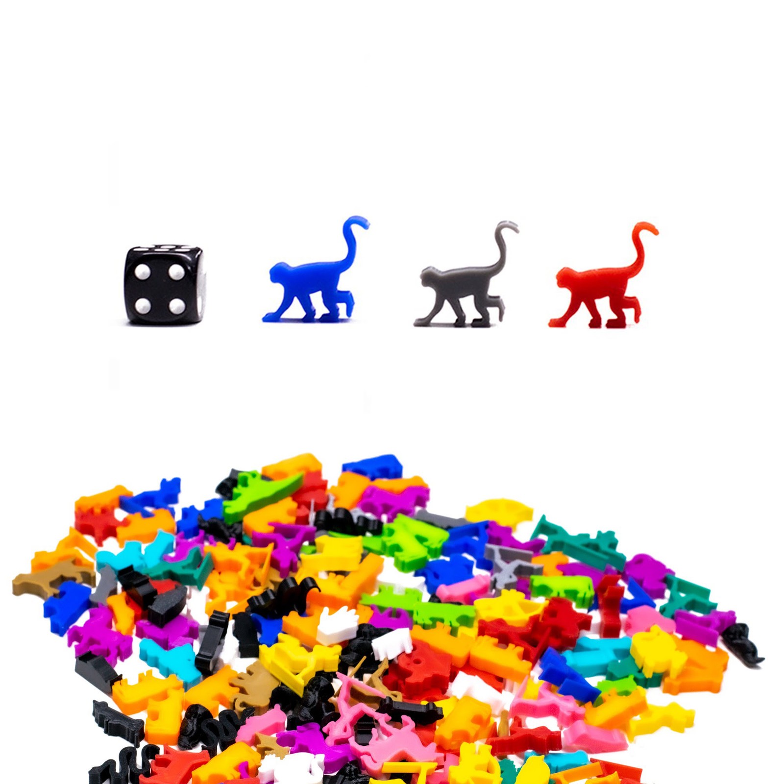 Monkey Animal Meeple for Board Games - Board Game Accessory Pieces Upgrade