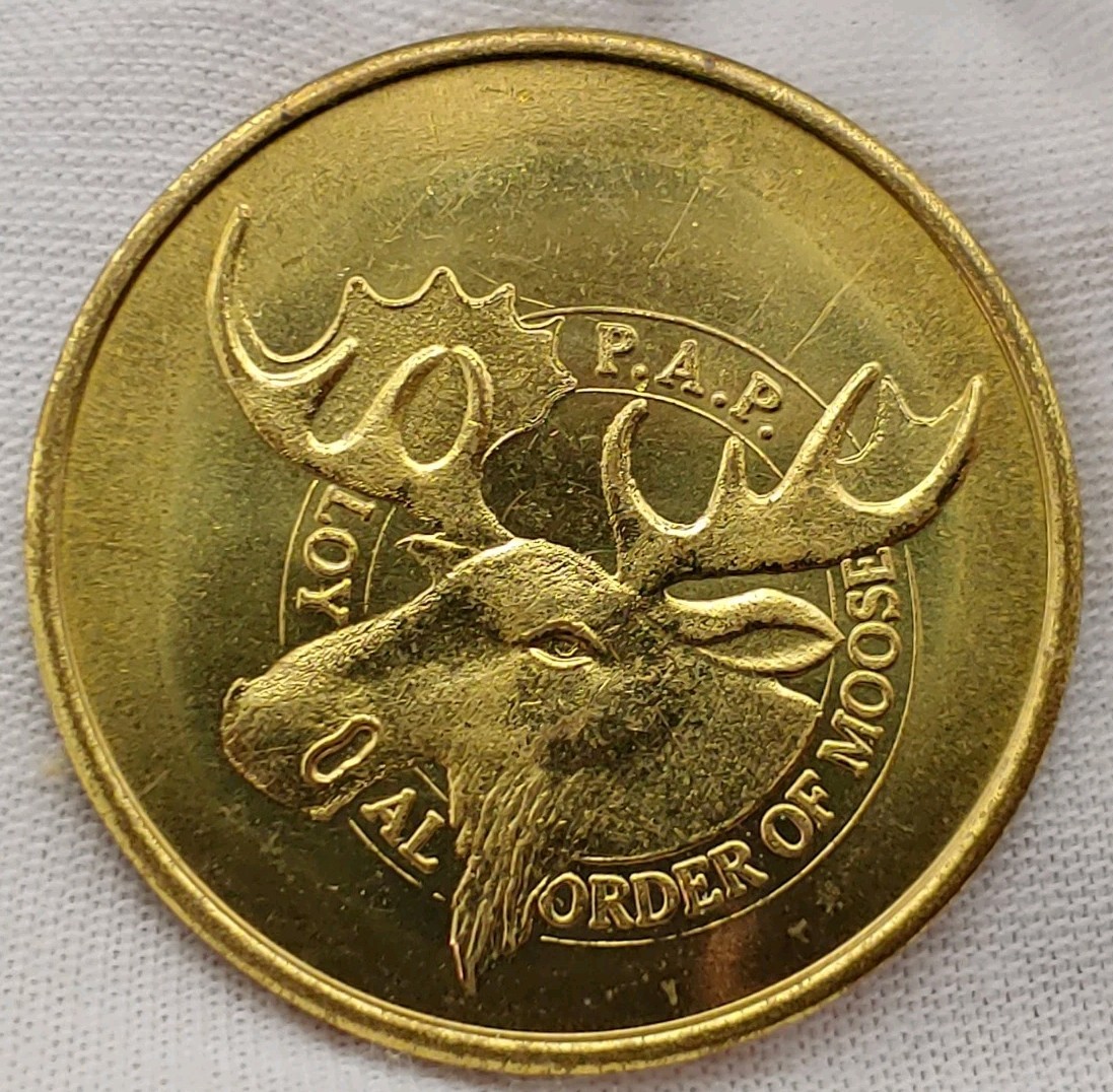 1978 Moose Token Georgia Huch Howell President Bronze 34.1mm 12.4g Vintage (#2)