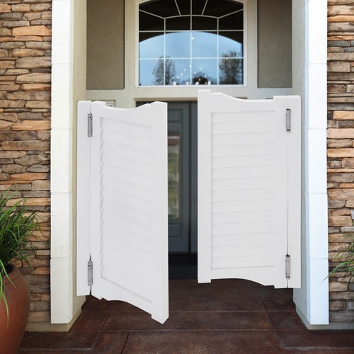Partition Door Swinging Doors Bar Kitchen Auto Close Fence Half Waist Door