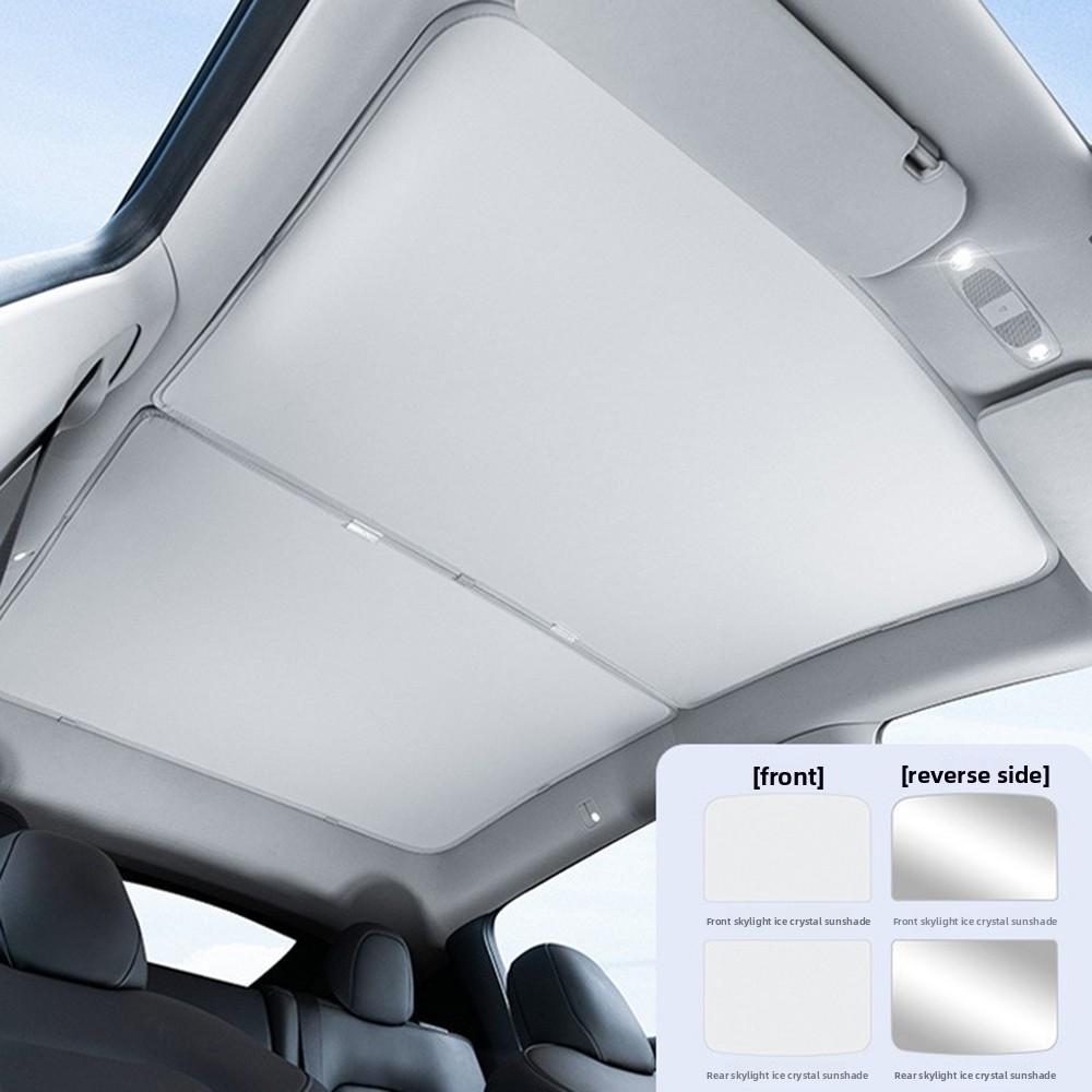 Sunshade Glass Roof For Tesla Model 3 2019~2026 UV Reflection Heat Blocking Shad