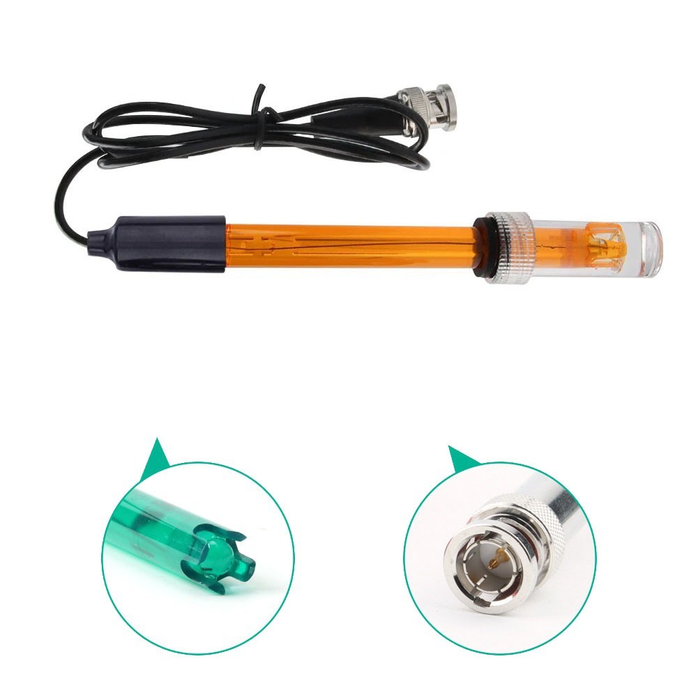 pH ORP replacement probe with BNC connector 300cm cable0-14 Q9 probe controller