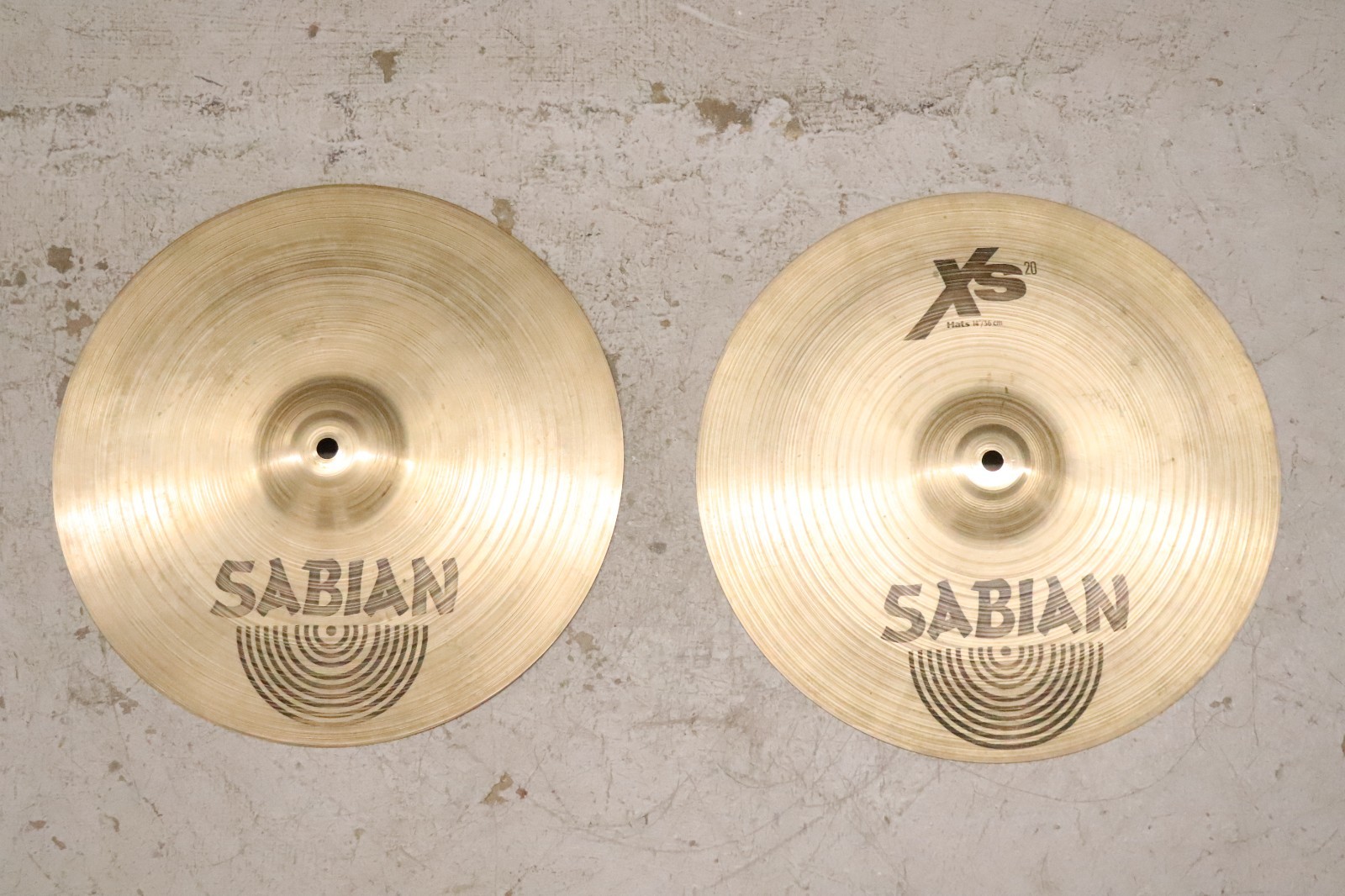 Sabian 14" XS20 Medium Hi-Hat Cymbals (Pair)