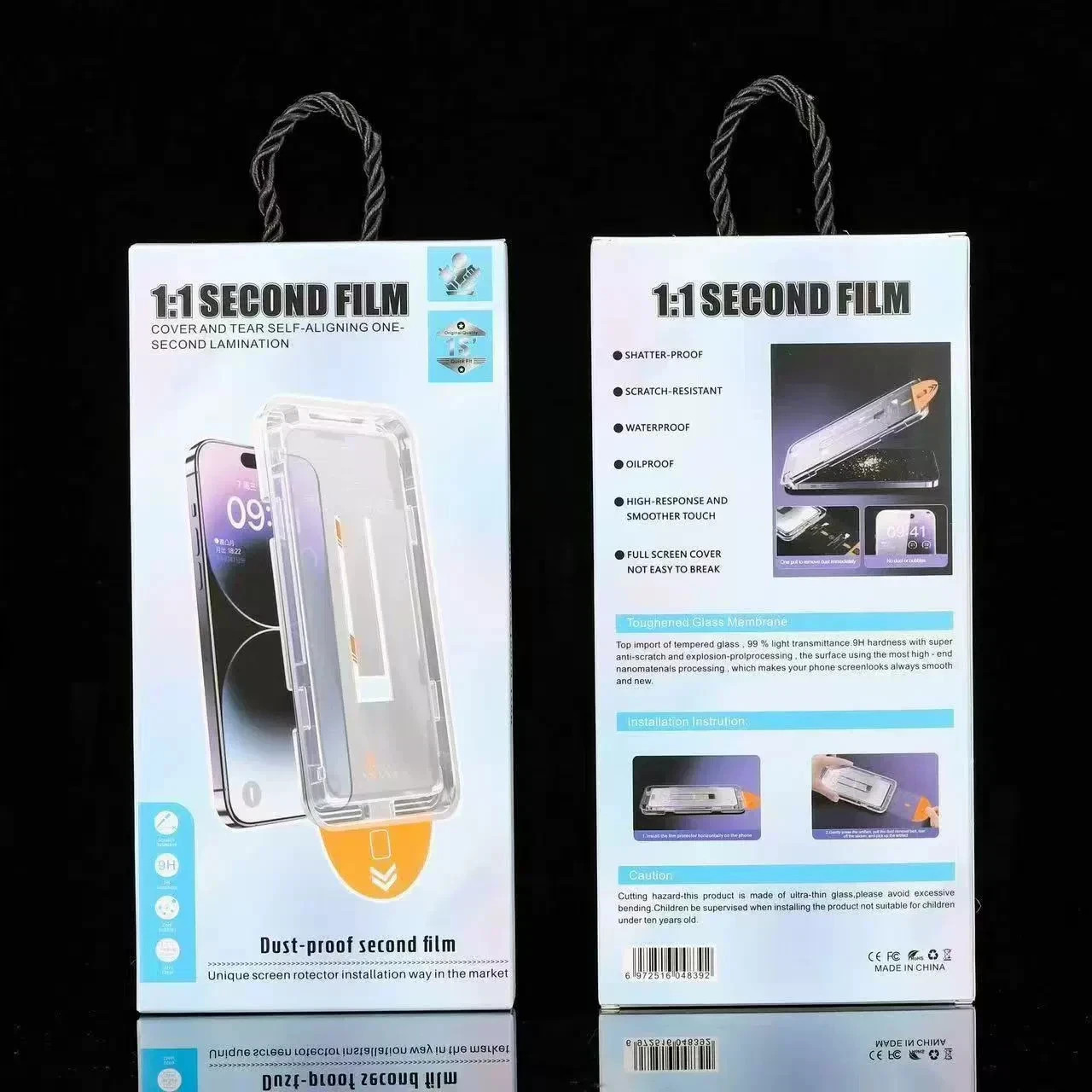 For Apple iPhone 16 Pro MAX Screen Protector Tempered Glass Front ONlY