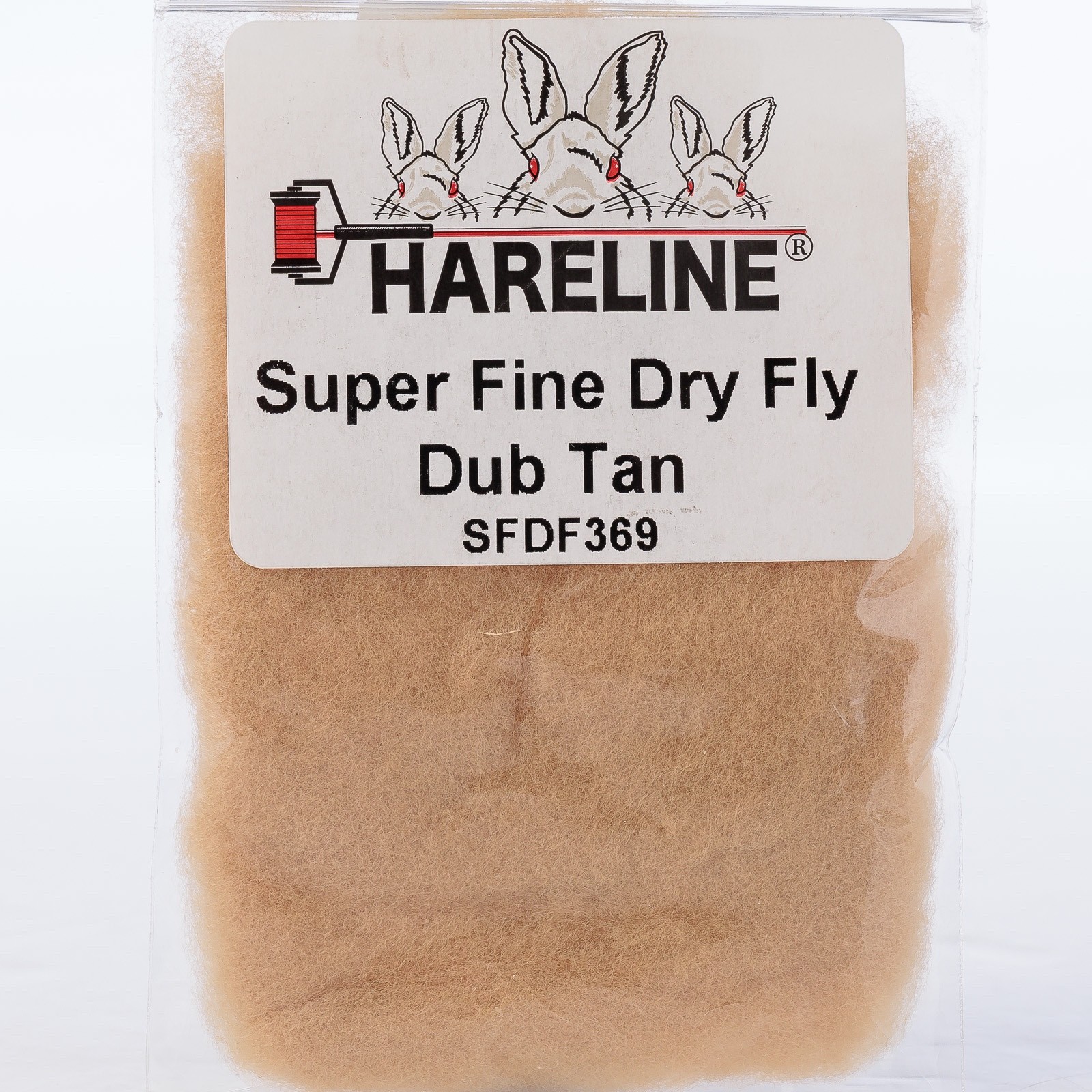 Hareline Super Fine Dry Fly Dub - Tan