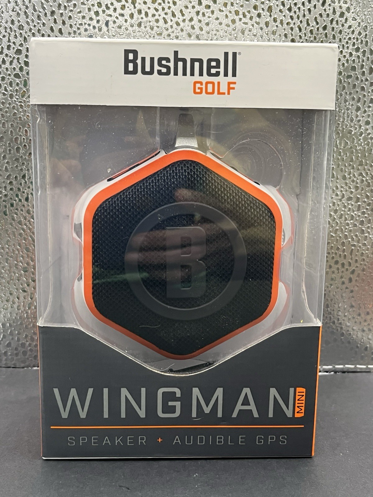 Bushnell Wingman Mini GPS Speaker, Audible Distances, 38,000 Courses, White