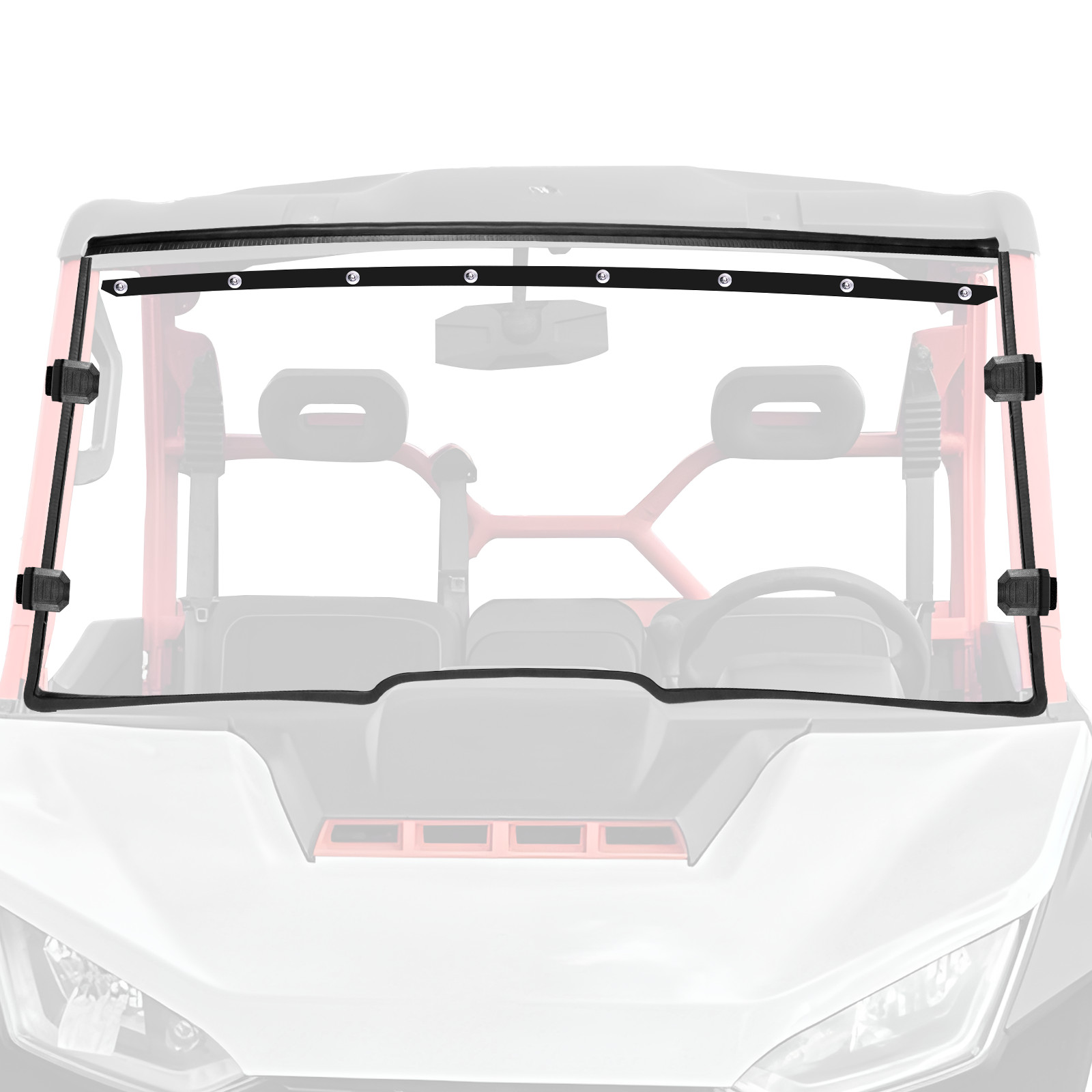 Front Windshield Scratch Resistant Coating PC For Segway Fugleman UT10 2022-2025