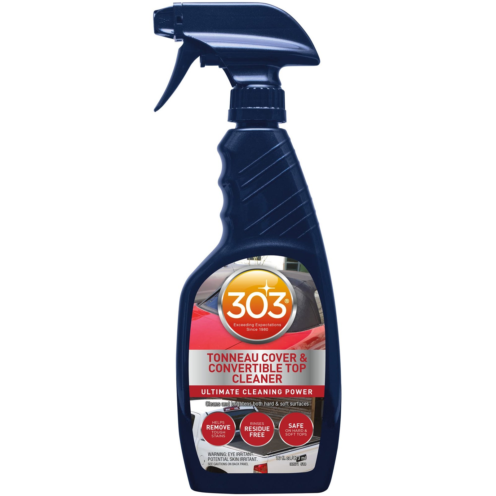 303 Products 30571CSR Tonneau Cover and 16 Fl Oz (Pack of 1), Black