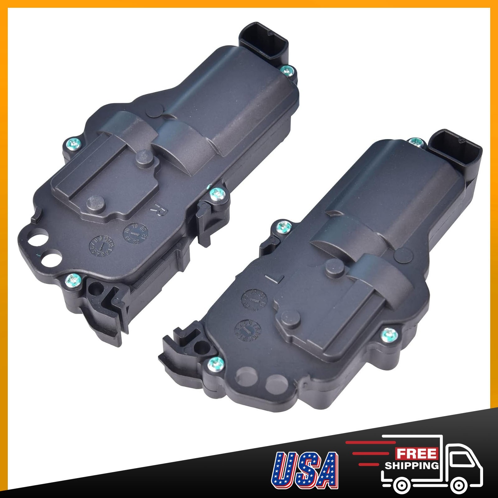 Pair Power Door Lock Actuators For 1999-2001 Ford F-250 5.4L Left and Right