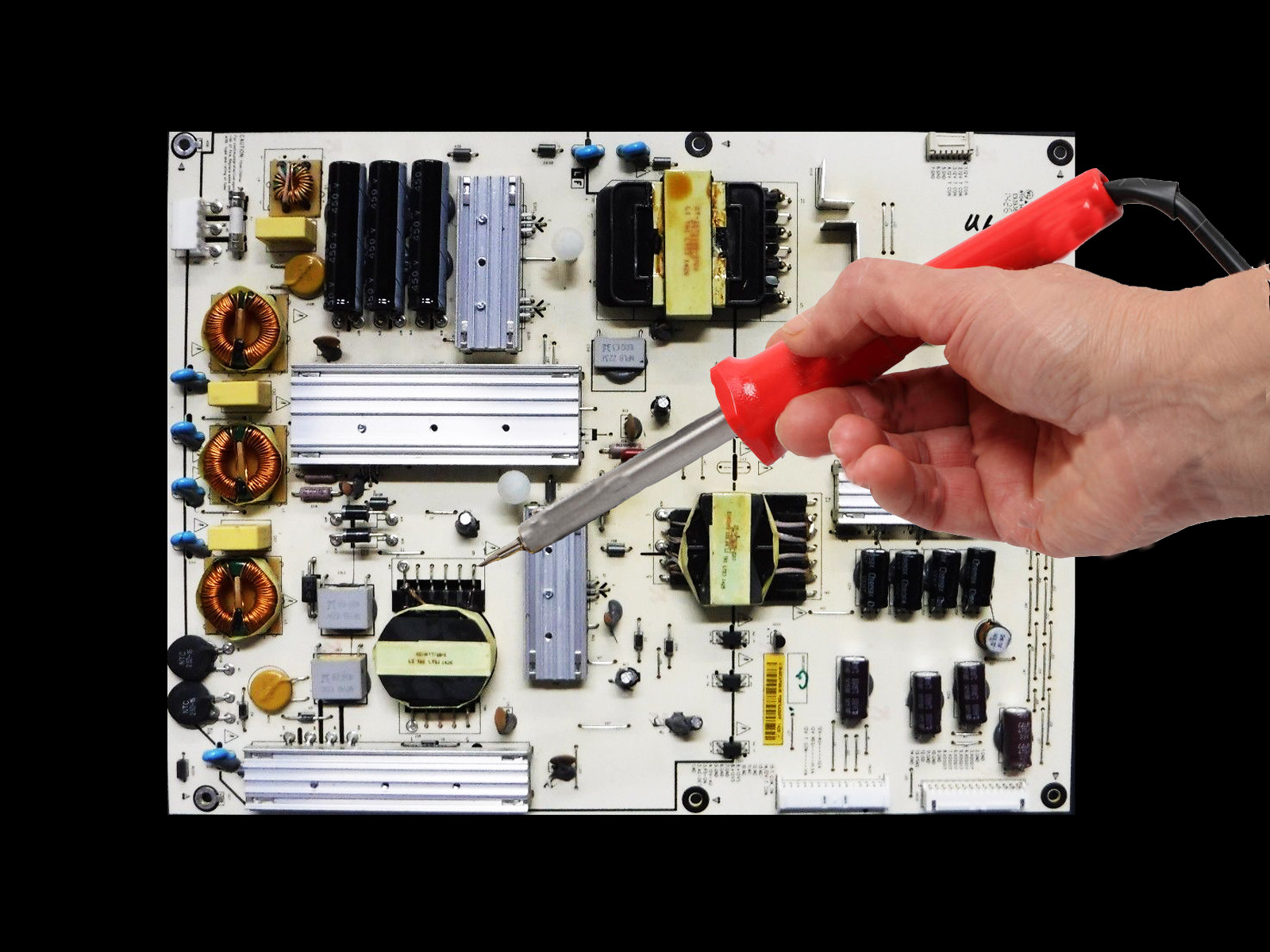 REPAIR SERVICE P602UI-B3 M60-C3 POWER# 09-60CAP060-00 09-60CAP090-00 DEAD TV
