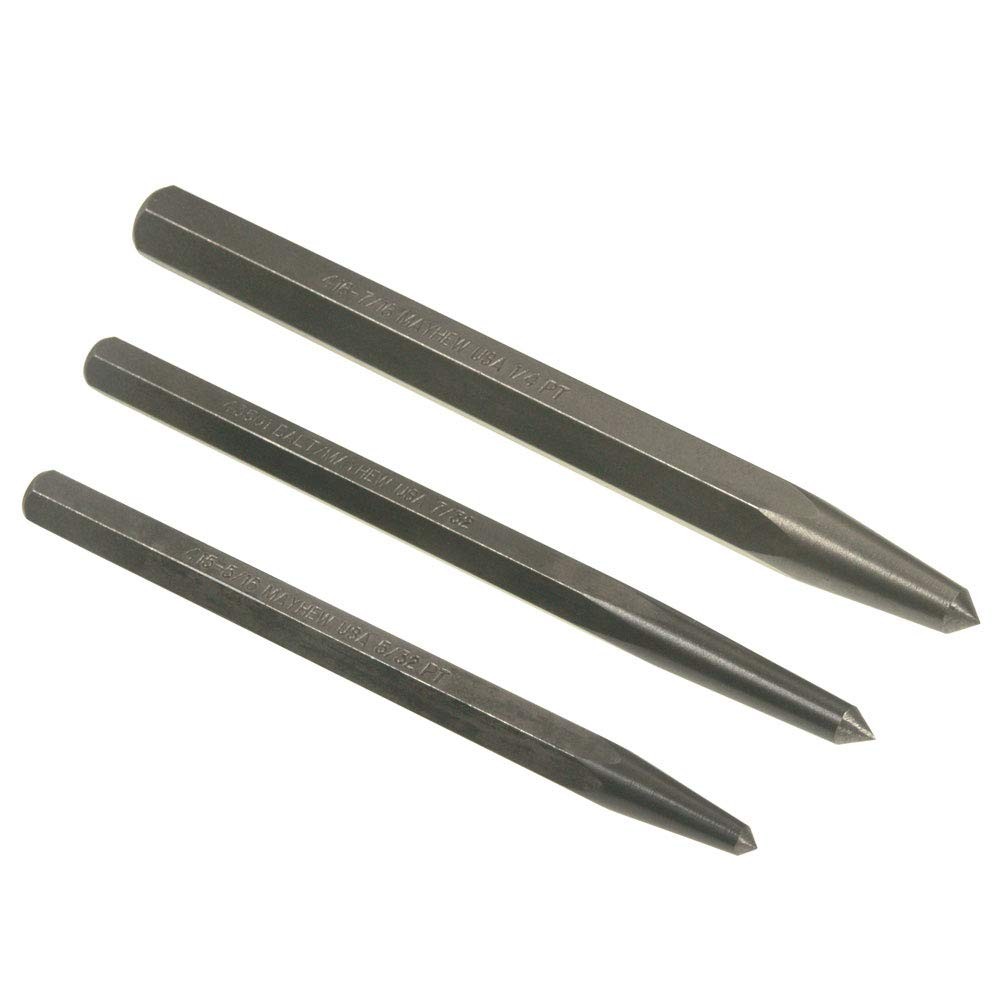 Select 89082 Punch Set, 3-Piece, Black