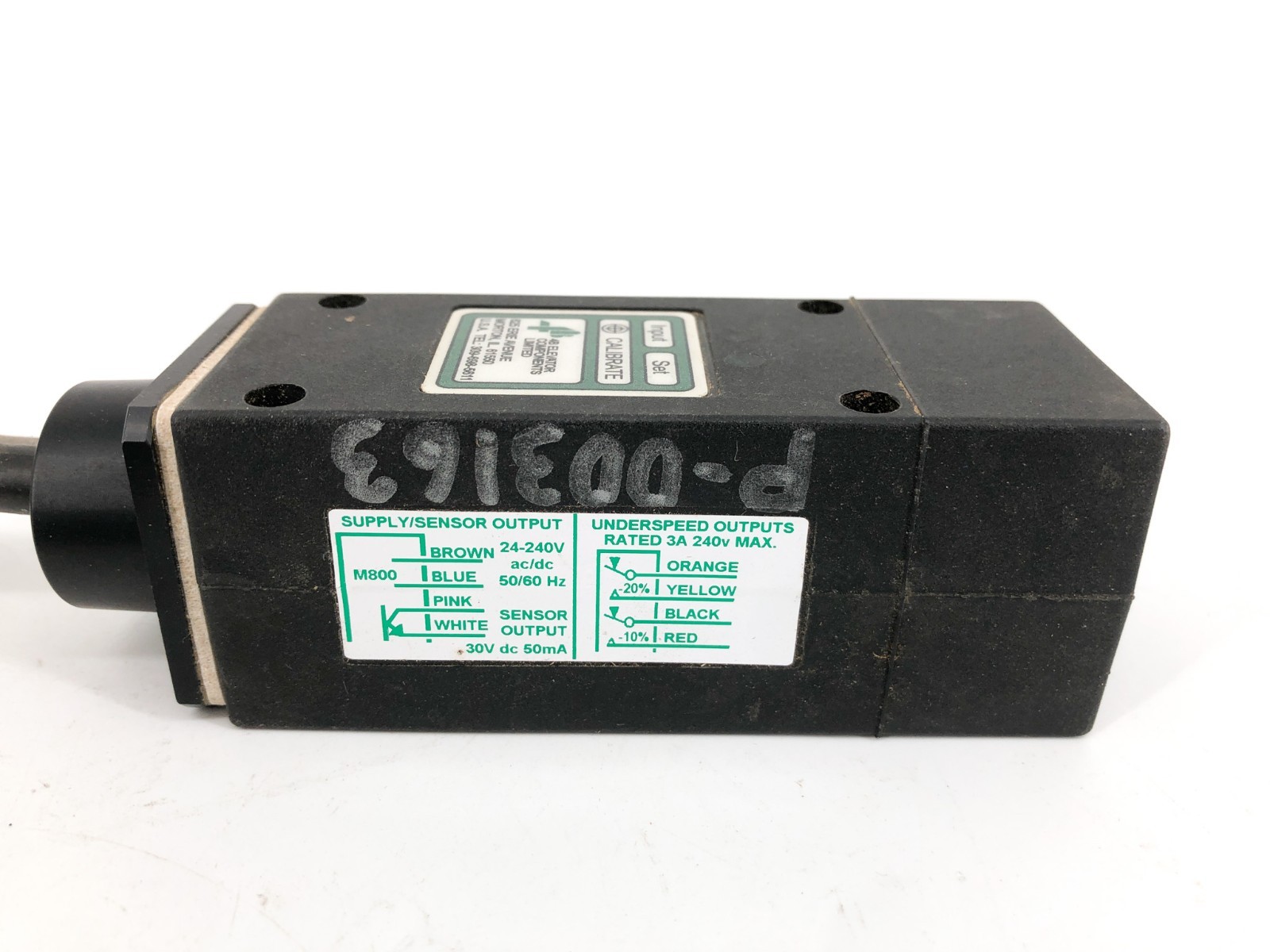 New 4B Components M8001V10C Speed Switch Sensor 24-240VAC/VDC - No Box