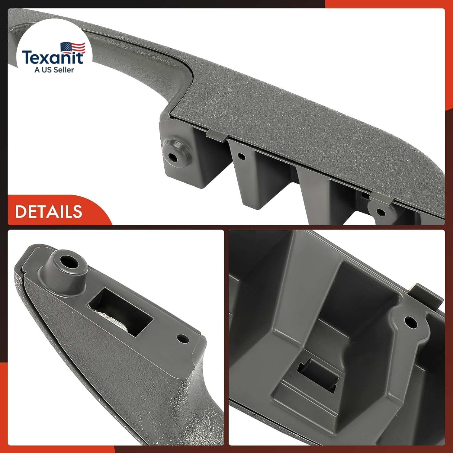 Front Left Driver Side Interior Door Pull Handle Complete Armrest Compatible wit