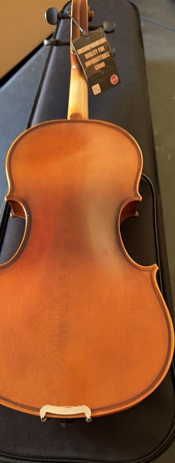 MeloCrest 4/4 Full Size Violin for Adults - Solid Wood, Spruce Top (MVA-800)