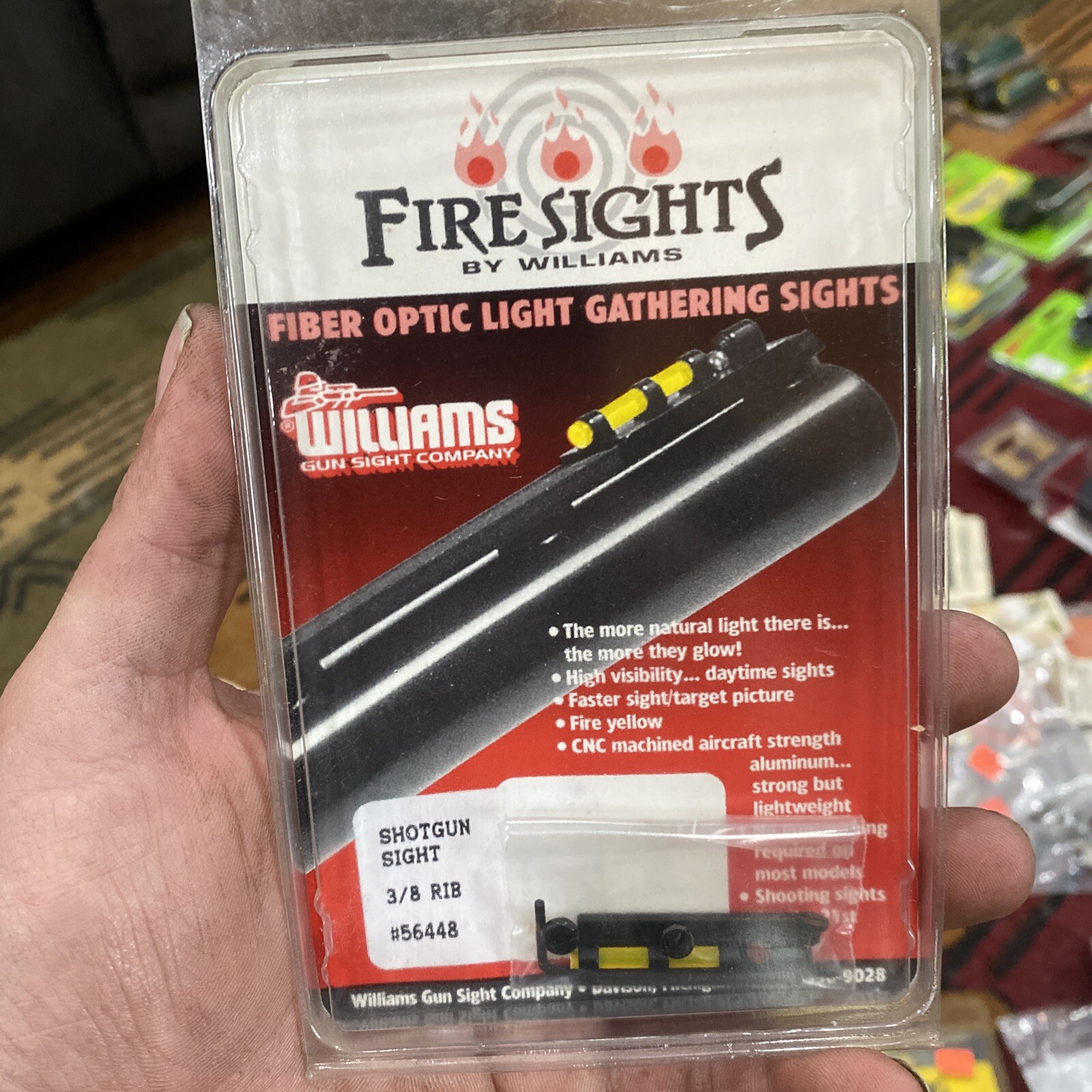 WILLIAMS™ FIRE SIGHT VENTILATED RIB WIDTH 3/8" 56448