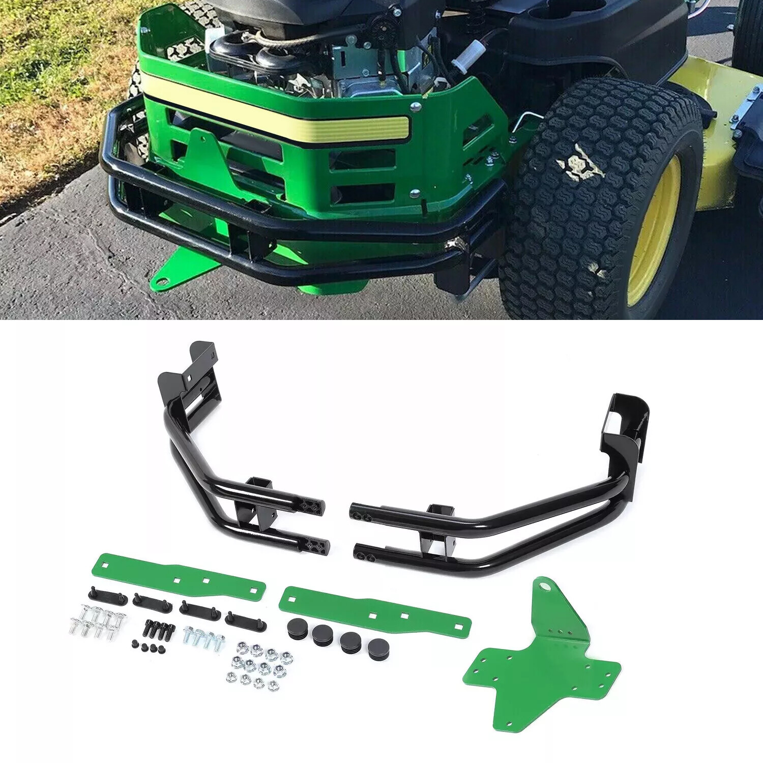 Rear Bumper Bar & Hitch Kit For John Deere Z235 Z345M Zero-Turn Mowers #BM24481